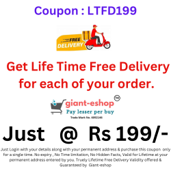 LIFE TIME FREE DELIVERY COUPON-199