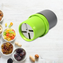 Dry Fruit Cutter, Grinder, Chocolate Cutter, Slicer for Pista, Almonds, Cashews with 3 in 1 Blade - Color May Vary (Pack of 1) - make E-COSMOS 