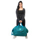 Waterproof Strolley Duffle Bag- 2 Wheels - Luggage Bag - (Turquoise) -M MEDLER Voltage Nylon 55 litres 