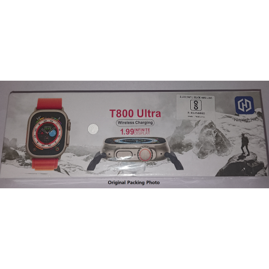 T800 ULTRA Wireless Charging Smart watch with 1.99" Infinite Display